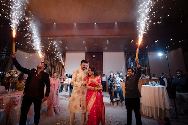 Reception photography in Kolkata