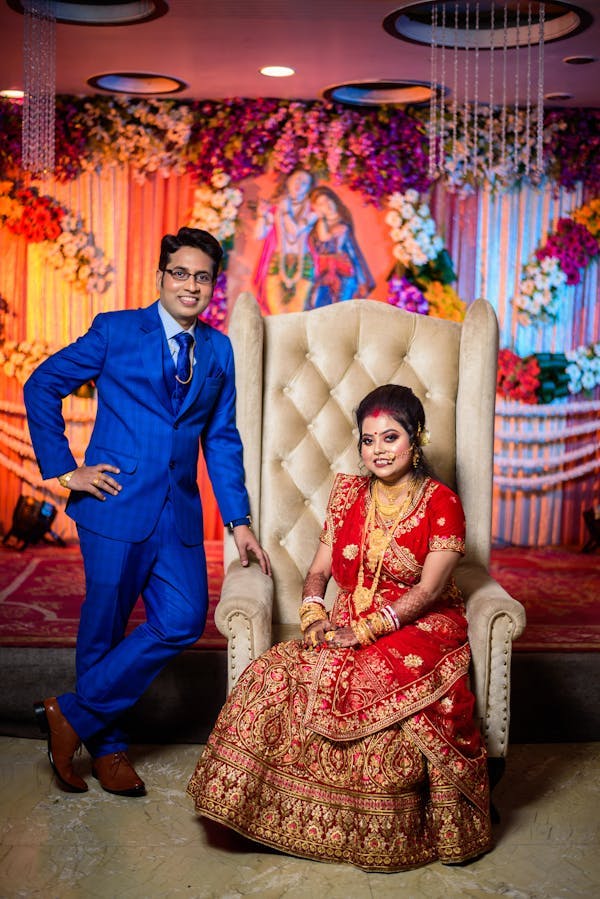 Reception photography in Kolkata