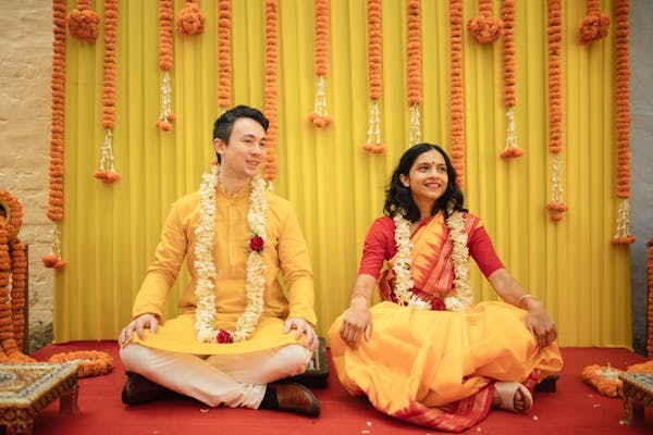 Haldi Couple portraits