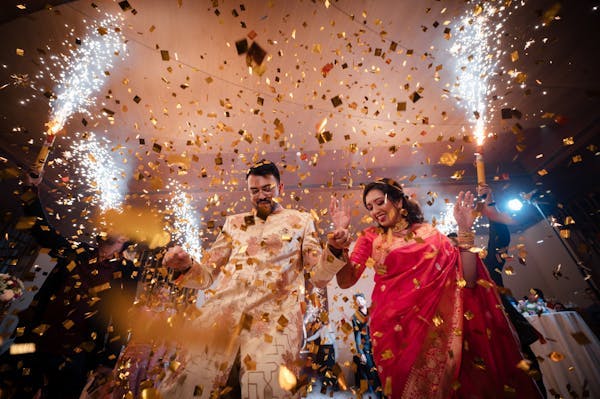 Reception photography in Kolkata