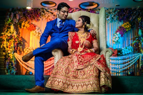 Reception photography in Kolkata